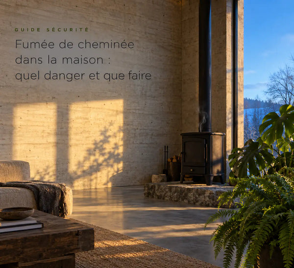Fumée de cheminée dans la maison : quel danger et que faire