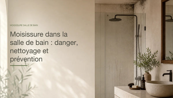 Moisissure dans la salle de bain : danger, nettoyage et prévention