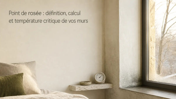 Point de rosée : définition, calcul et température critique de vos murs