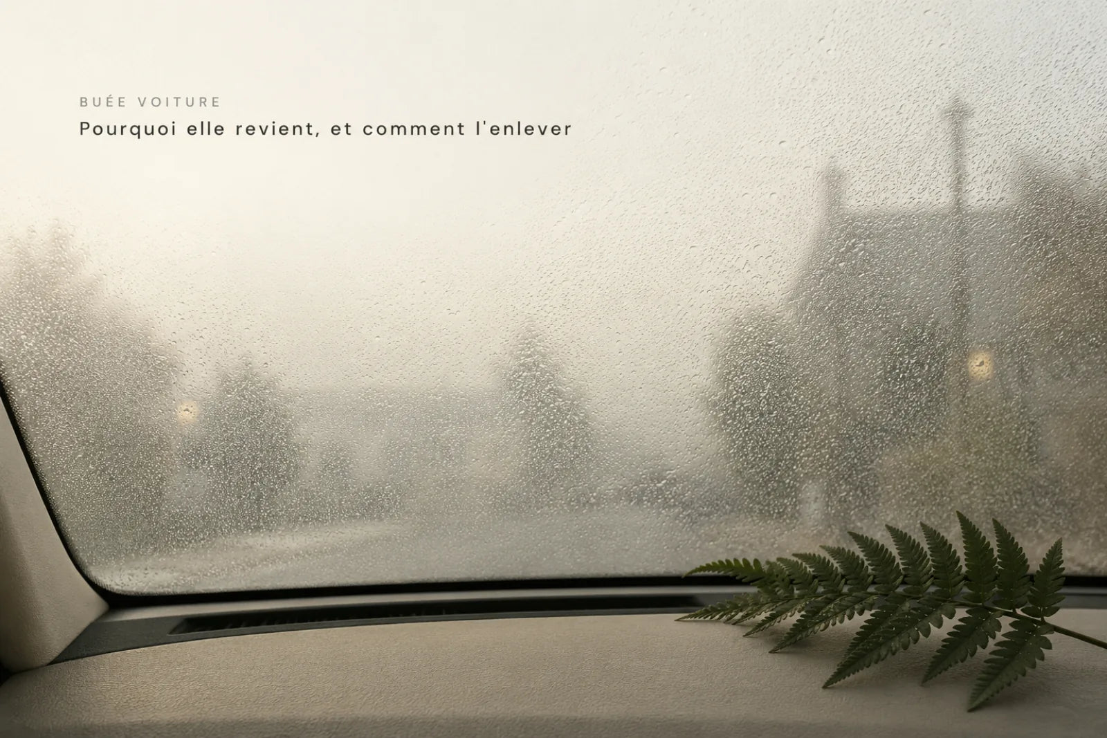 Buée voiture : pourquoi elle revient et comment l'enlever