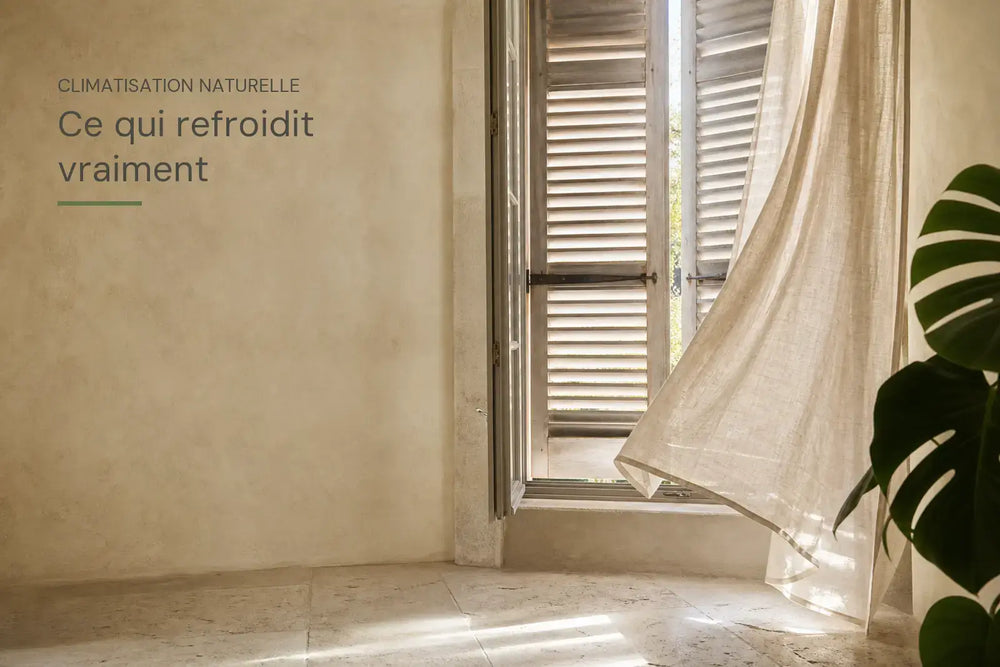 Climatisation naturelle : ce que chaque méthode fait vraiment baisser, et ce qu’elle coûte à votre air intérieur