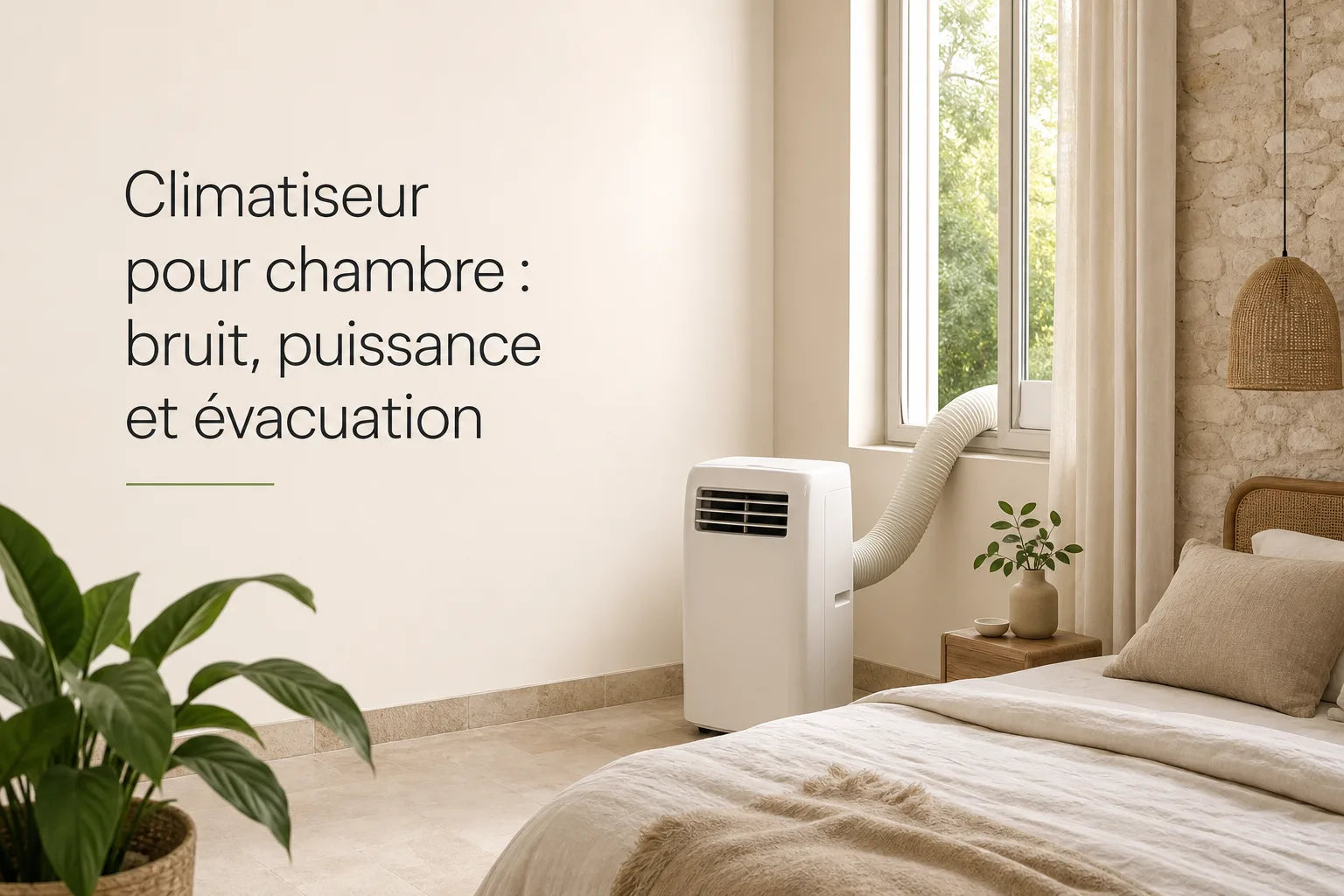 Climatiseur pour chambre : bruit, BTU et évacuation
