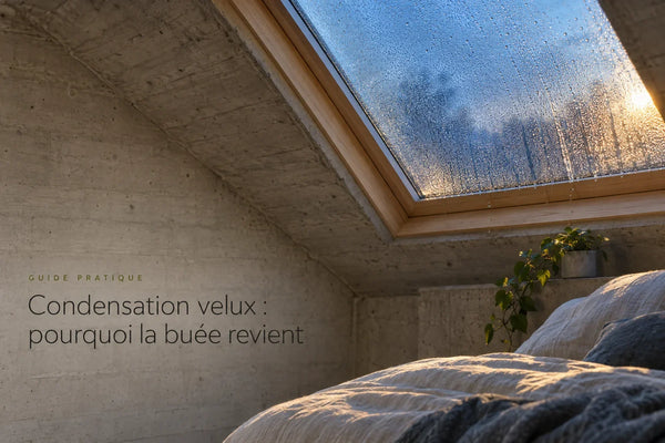 Condensation velux : pourquoi la buée revient chaque matin et que faire