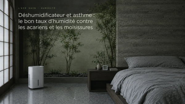 Déshumidificateur et asthme : le bon taux d'humidité contre les acariens et les moisissures