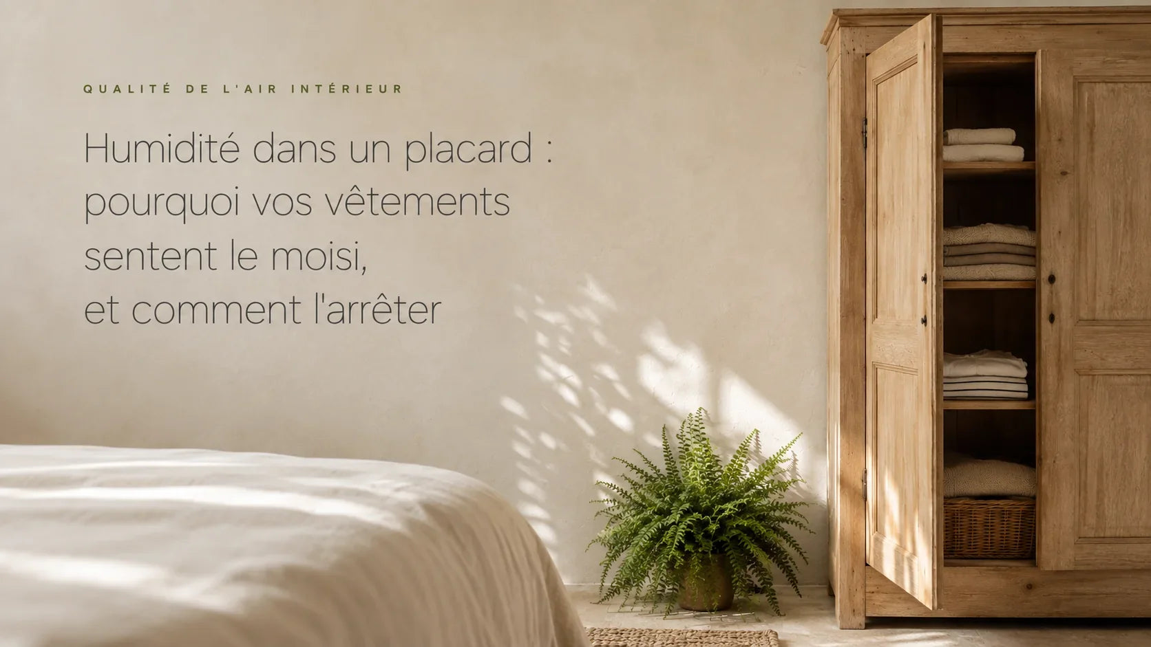 Humidité dans un placard : pourquoi vos vêtements sentent le moisi, et comment l'arrêter