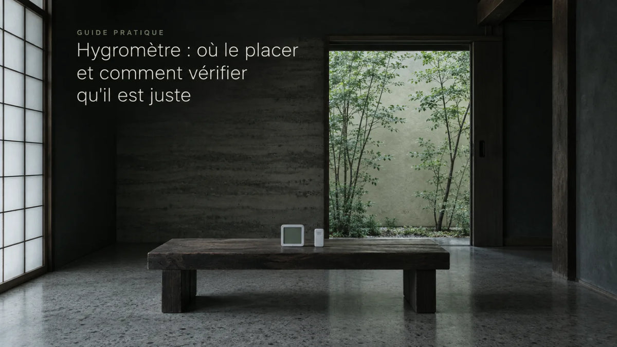 Hygromètre : où le placer et comment vérifier qu'il est juste