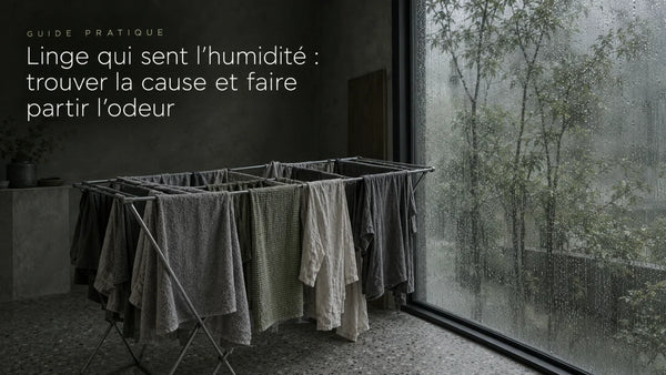 Linge qui sent l'humidité : trouver la cause et faire partir l'odeur