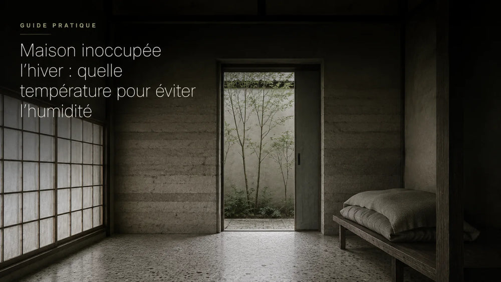 Maison inoccupée l'hiver : quelle température pour éviter l'humidité