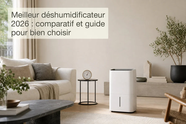 Meilleur déshumidificateur 2026 — comparatif et guide pour bien choisir selon la température et la surface de la pièce