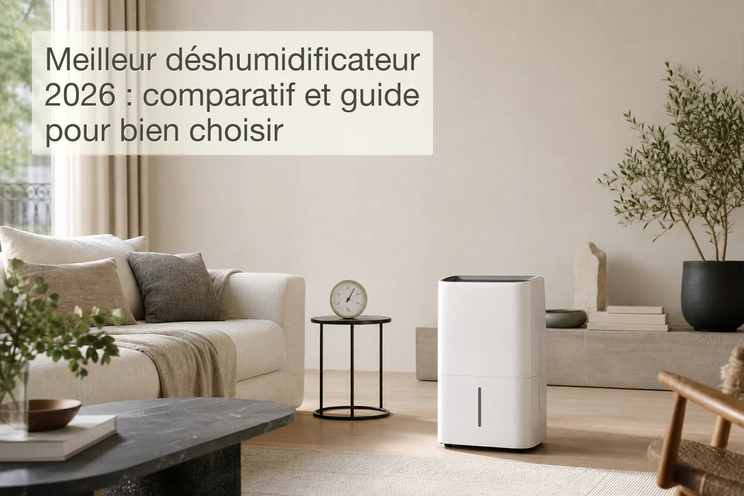Meilleur déshumidificateur 2026 : comparatif et guide pour bien choisir