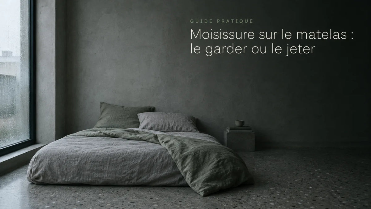 Moisissure sur le matelas : le garder ou le jeter, et pourquoi elle revient