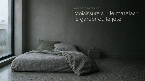 Moisissure sur le matelas : le garder ou le jeter, et pourquoi elle revient