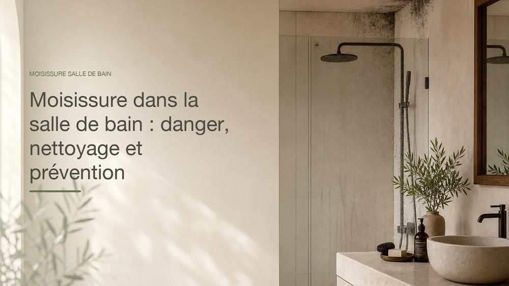 Moisissure dans la salle de bain : danger, nettoyage et prévention