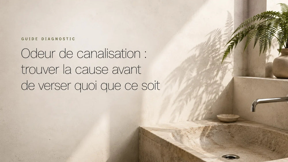 Odeur de canalisation : trouver la cause avant de verser quoi que ce soit