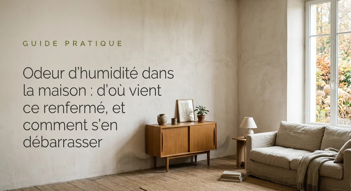 Odeur d'humidité dans la maison : d'où vient ce renfermé, et comment s'en débarrasser
