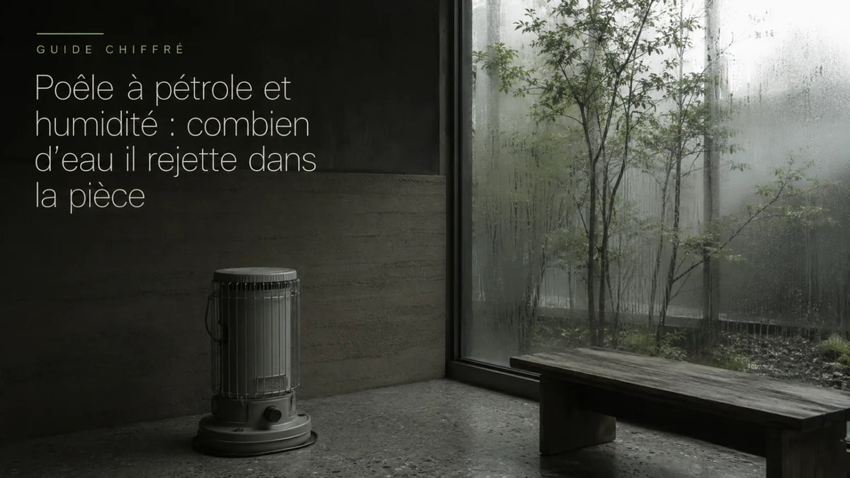 Poêle à pétrole et humidité : combien d'eau il rejette dans la pièce