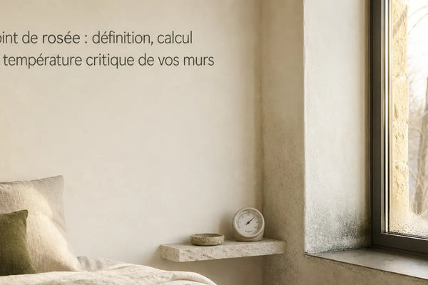 Point de rosée : calcul et température critique des murs d’un logement