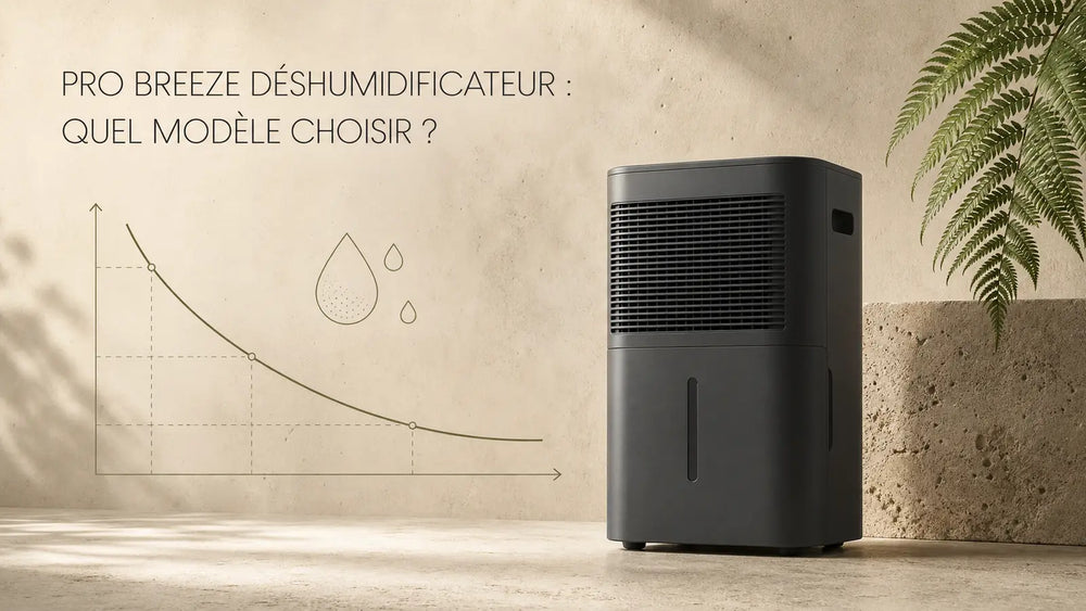 Pro Breeze déshumidificateur : quel modèle choisir vraiment selon votre pièce