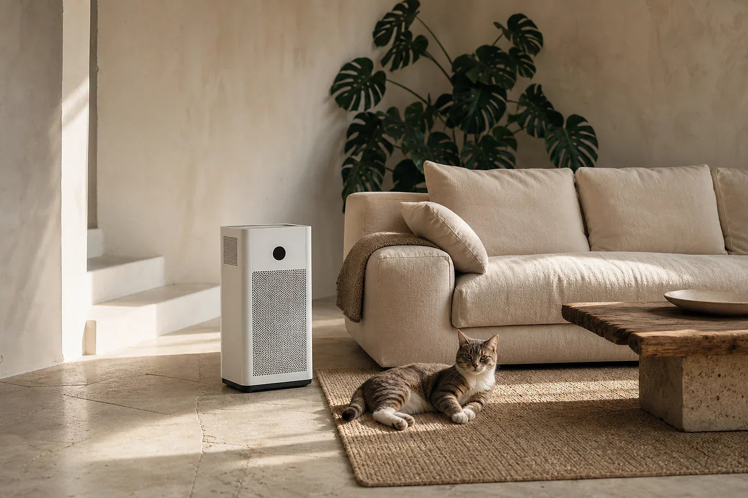 Purificateur d'air pour animaux : poils, squames, litière, ce qui marche vraiment
