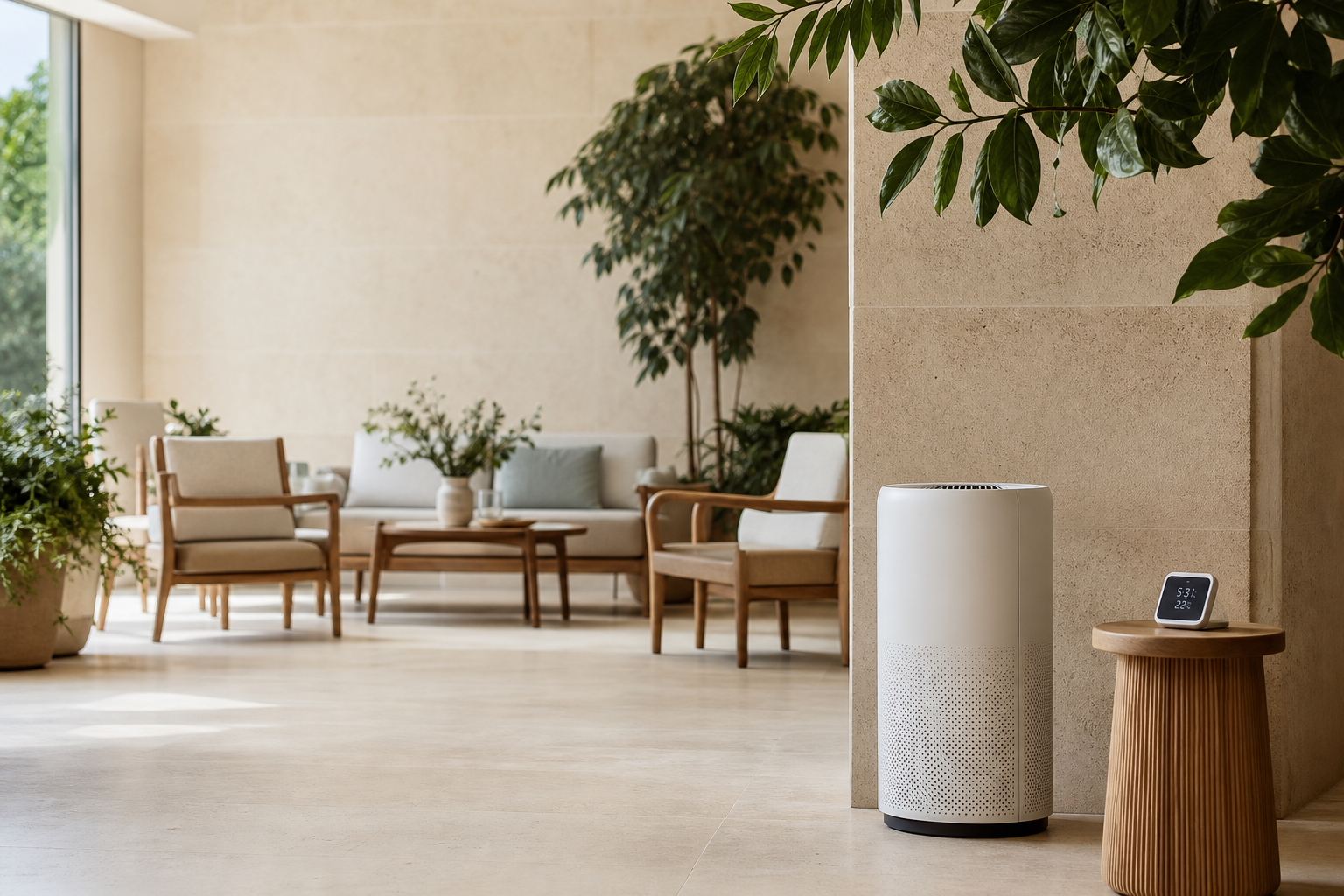 Purificateur d'air en EHPAD : utilité réelle, limites et choix prudent