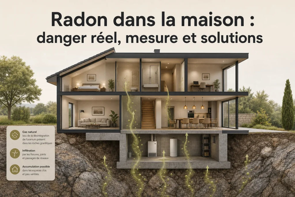 Radon dans la maison : danger réel, mesure et solutions