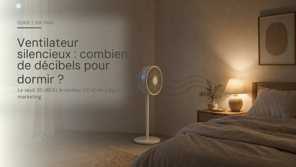 Ventilateur silencieux : combien de décibels pour dormir ?