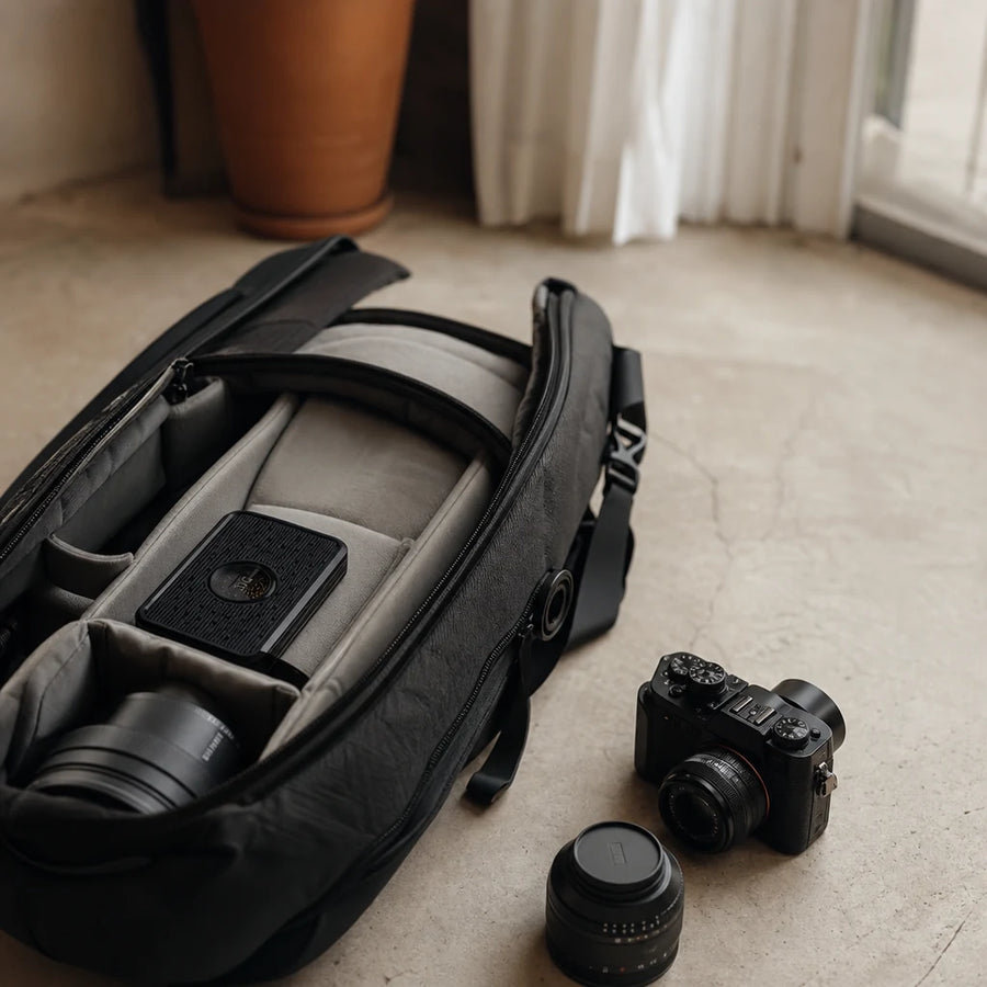 JJC RD-1T dans une valise photo — protection objectifs et boîtiers contre l'humidité