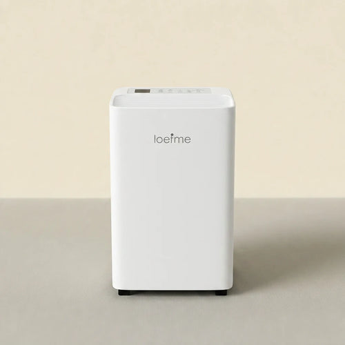 Déshumidificateur Loefme 16L en usage appartement — contrôle de l'humidité au quotidien