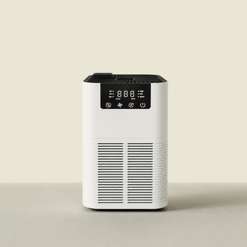 Purificateur d'air HEPA charbon actif HEPA-200 L'Air Sain avec ecran PM2.5, CADR 200 m3/h, filtration pollen, fumee, poussiere et odeurs