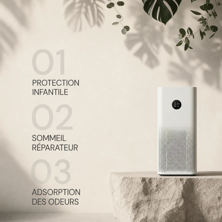 Xiaomi Smart Air Purifier 4 Lite avec filtre trois-en-un pour poussières, pollens et odeurs